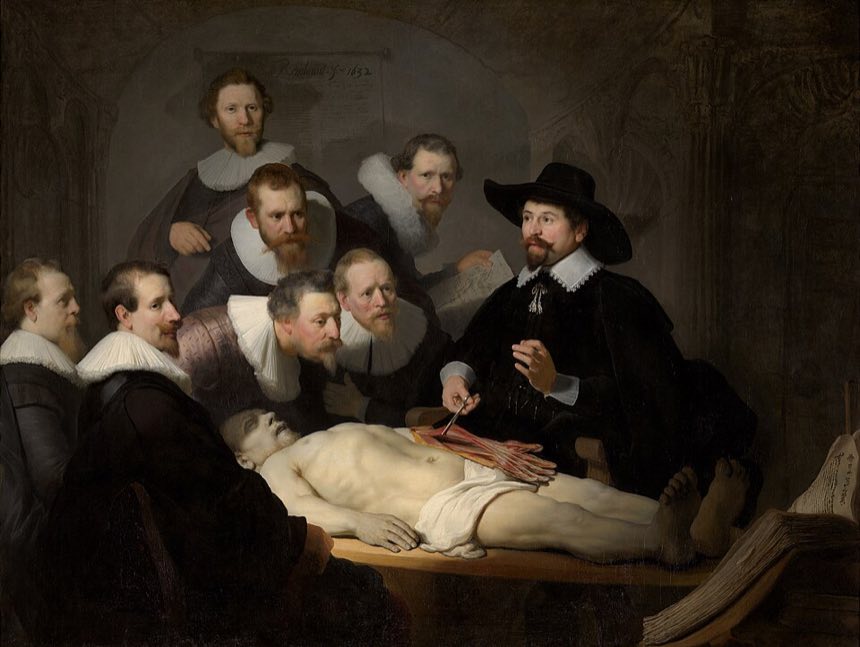 Rembrandt, The Anatomy Lesson of Dr Nicolaes Tulp, 1632