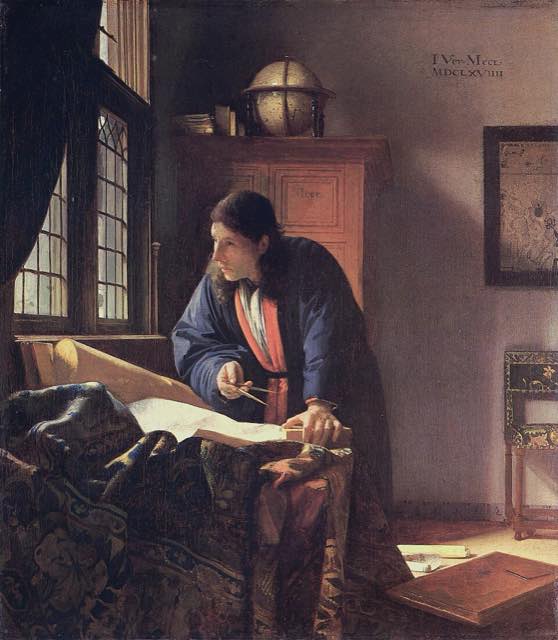 Vermeer, The Geographer, 1669