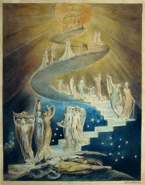 William Blake, Jacob&rsquo;s Ladder, 1805