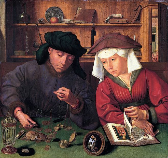 Quentin Massys, The Moneylender and His Wife, 1514