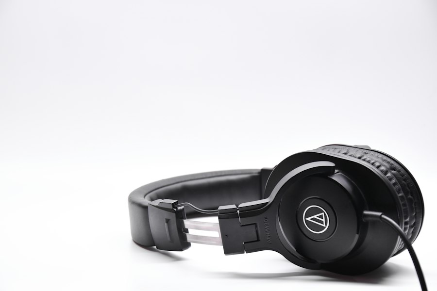 Headphones on a table